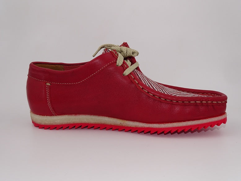 Red store grasshopper shoes